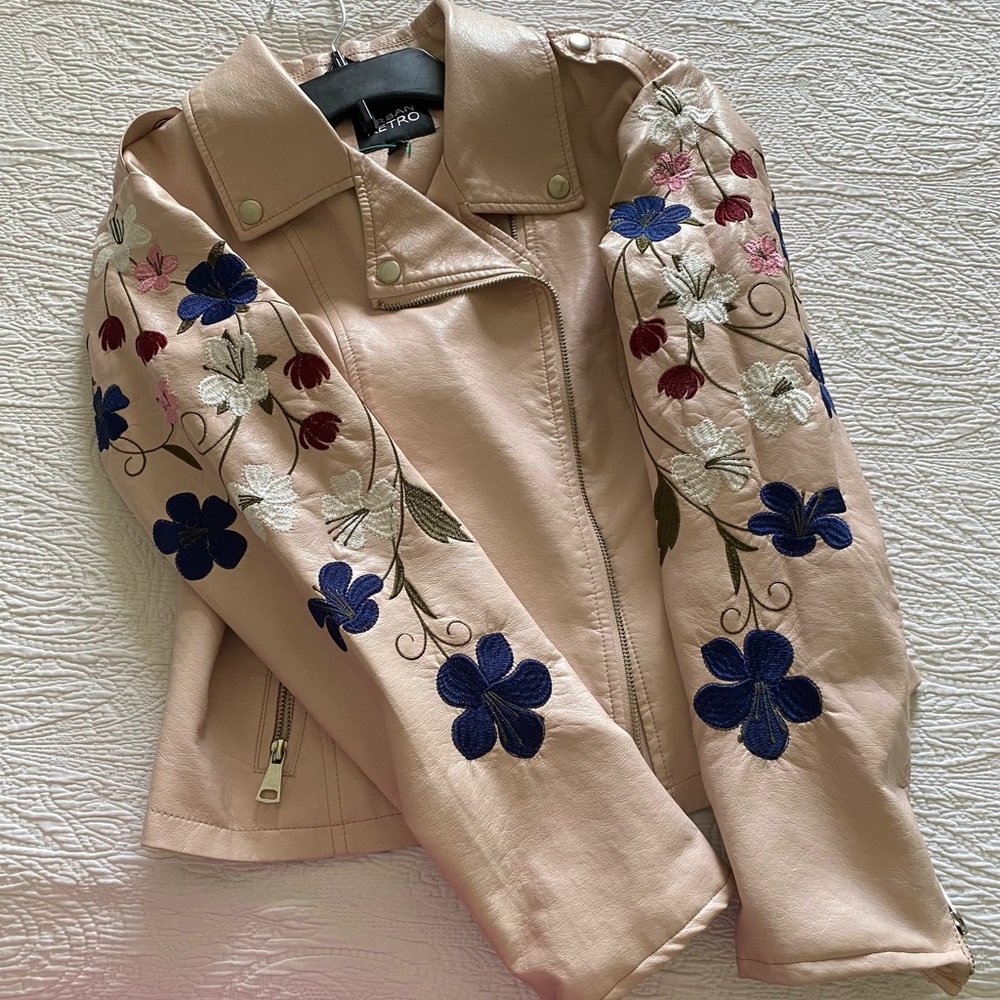 Imitation leather, pink